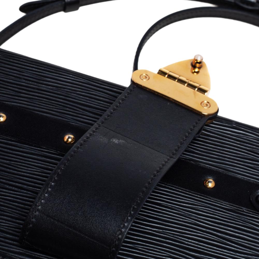 Louis Vuitton Black Epi Leather Petite Malle Bag 3