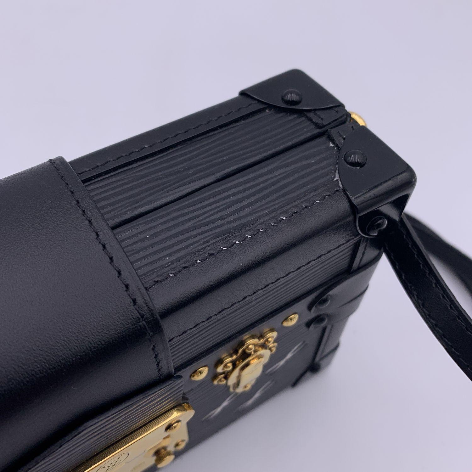 Louis Vuitton Black Epi Leather Petite Malle Shoulder Bag M59179 9