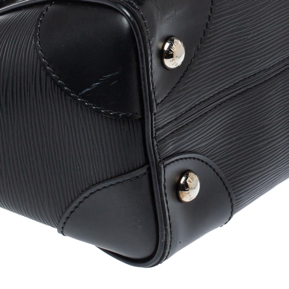 Women's Louis Vuitton Black Epi Leather Phenix PM Bag