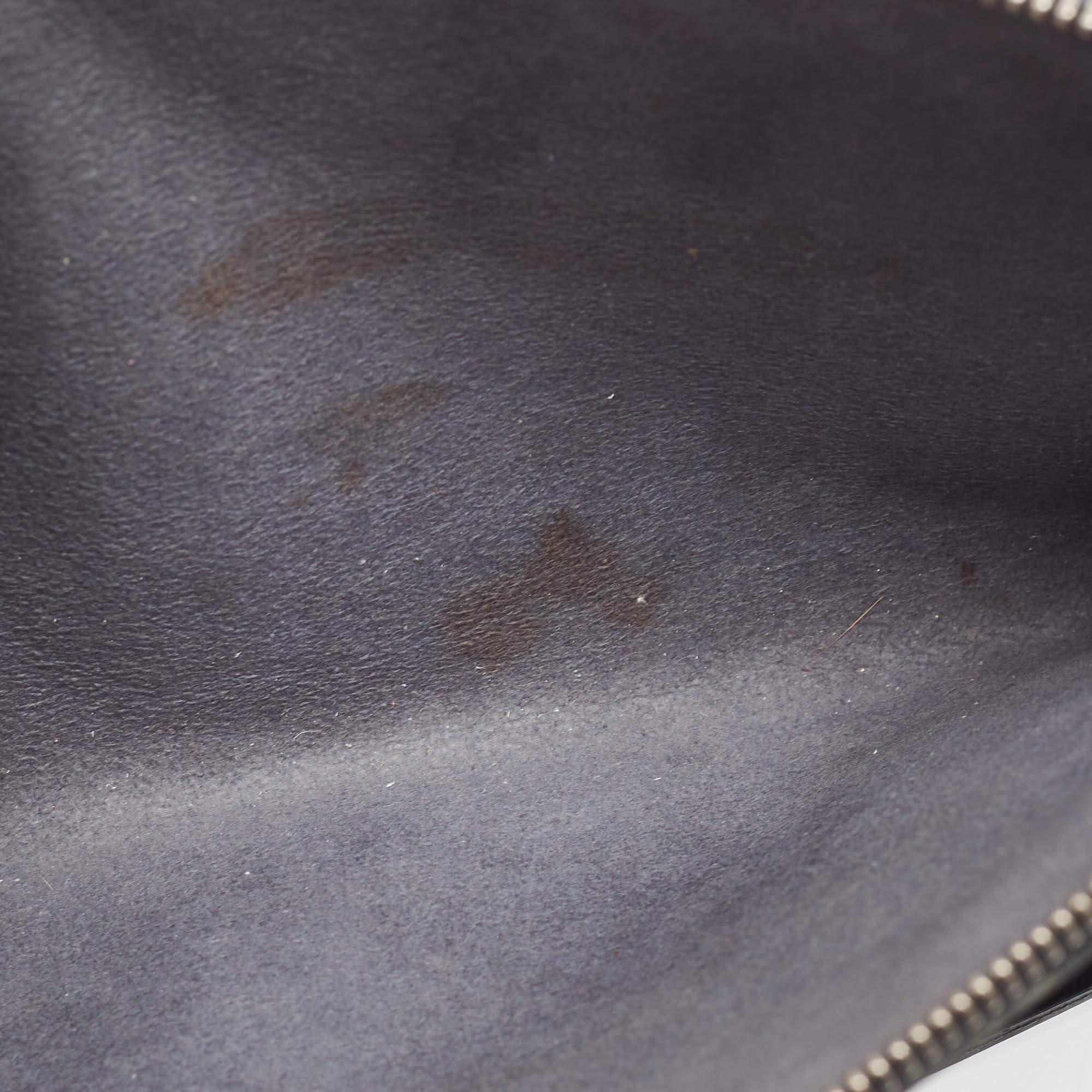 Louis Vuitton Black Epi Leather Pochette Accessoires Bag 4