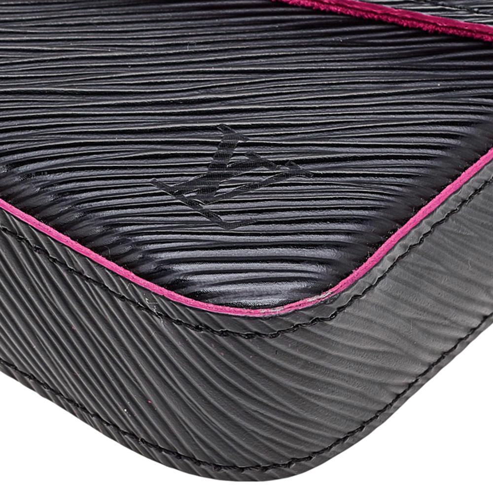 Louis Vuitton Black Epi Leather Pochette Felicie Bag 1