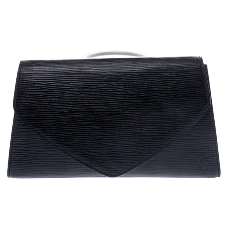 Louis Vuitton Black Epi Leather Pochette