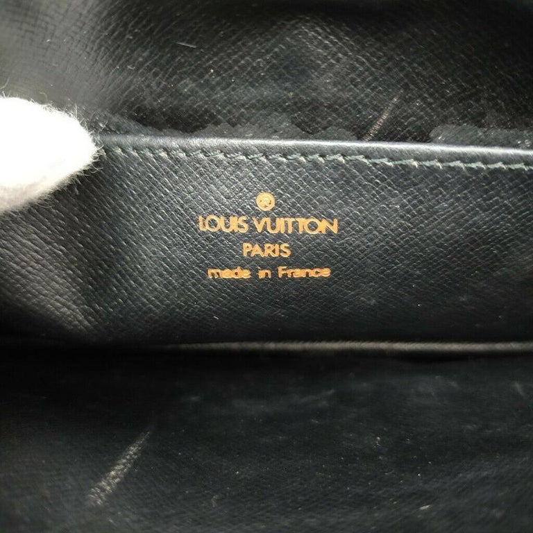 Louis Vuitton Black Epi Leather Pochette Homme Clutch Louis