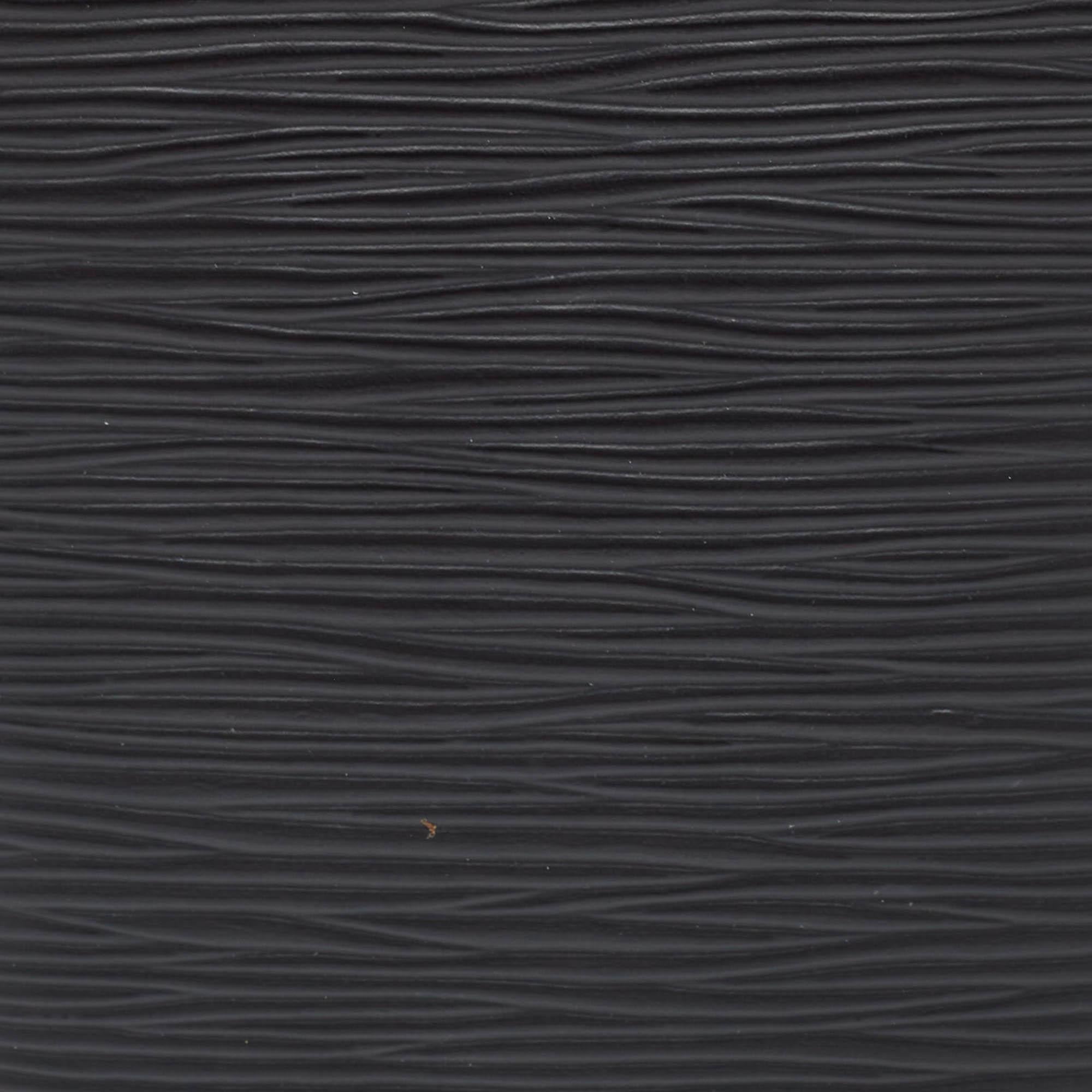Louis Vuitton Black Epi Leather Pocket Agenda Cover 3