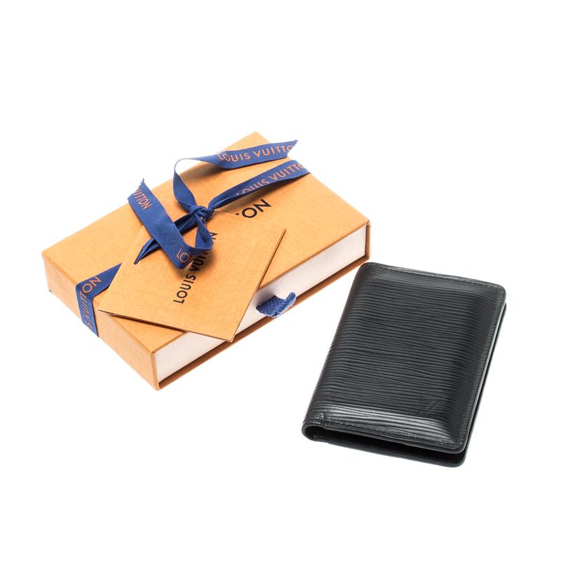 Louis Vuitton Black Epi Leather Pocket Organizer 4