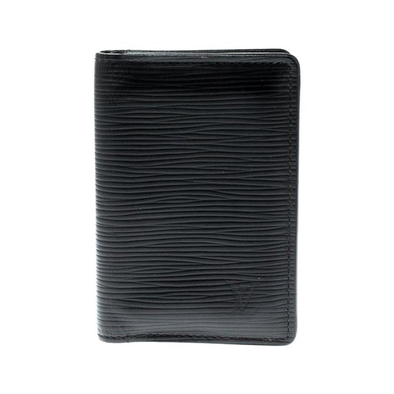 Louis Vuitton Black Epi Leather Pocket Organizer For Sale at 1stDibs