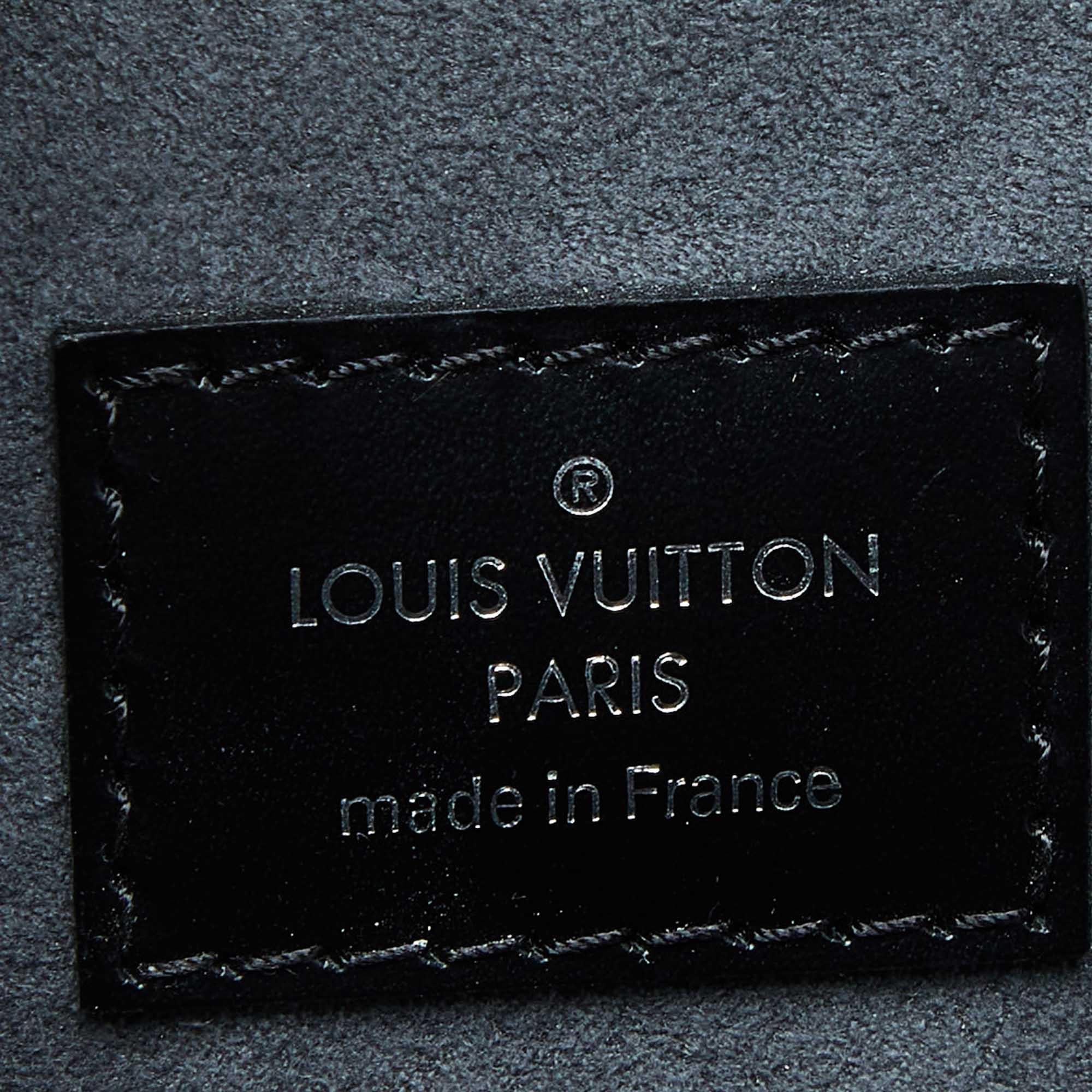 Louis Vuitton Black Epi Leather Pont Neuf GM Bag For Sale 2