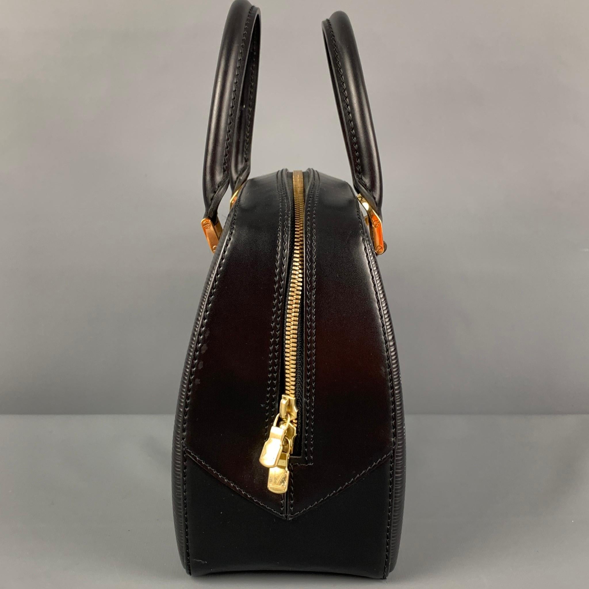 Women's LOUIS VUITTON Black Epi Leather Pont Neuf PM Handbag