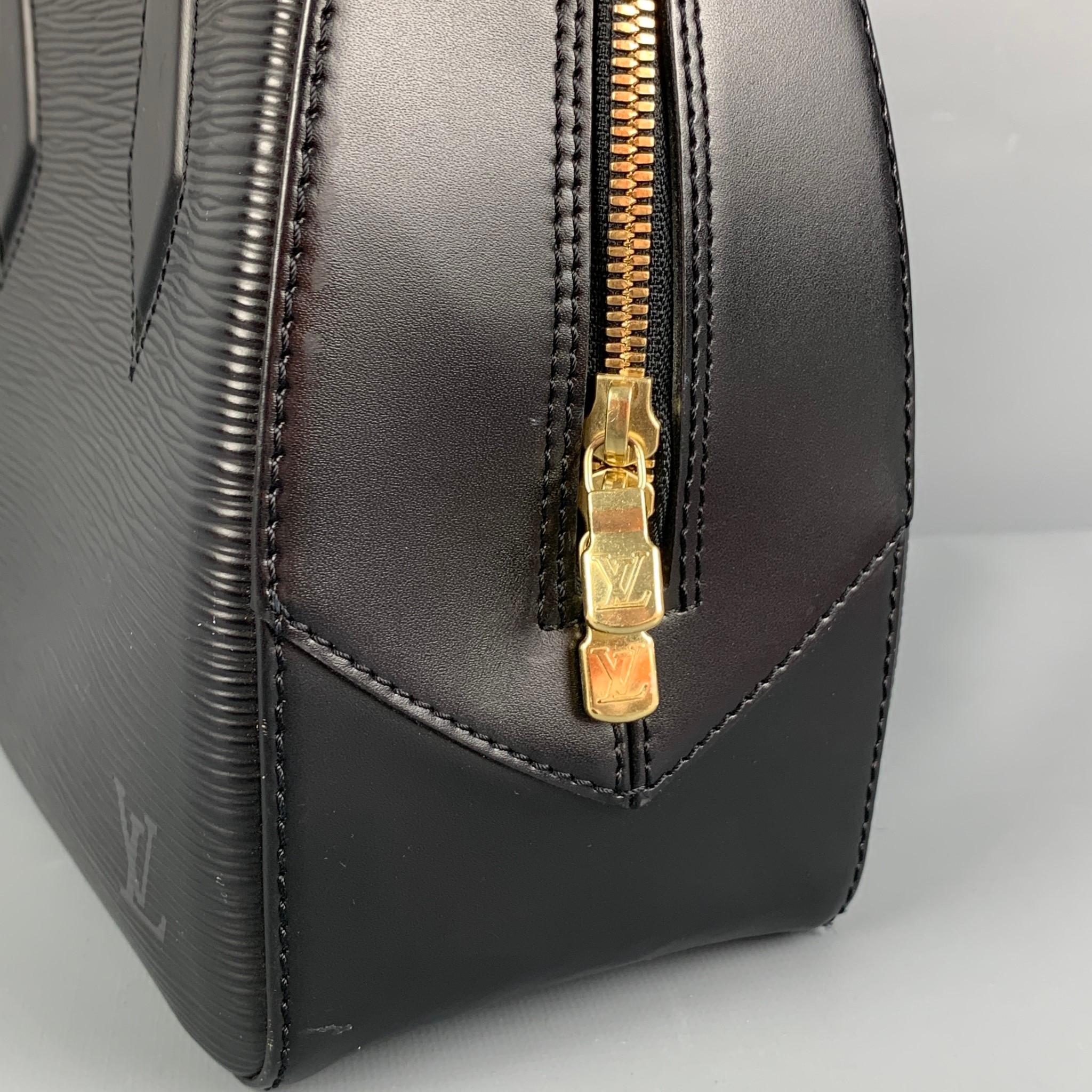 LOUIS VUITTON Black Epi Leather Pont Neuf PM Handbag 1