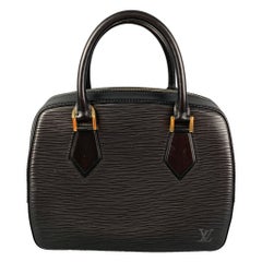 LOUIS VUITTON Black Epi Leather Pont Neuf PM Handbag