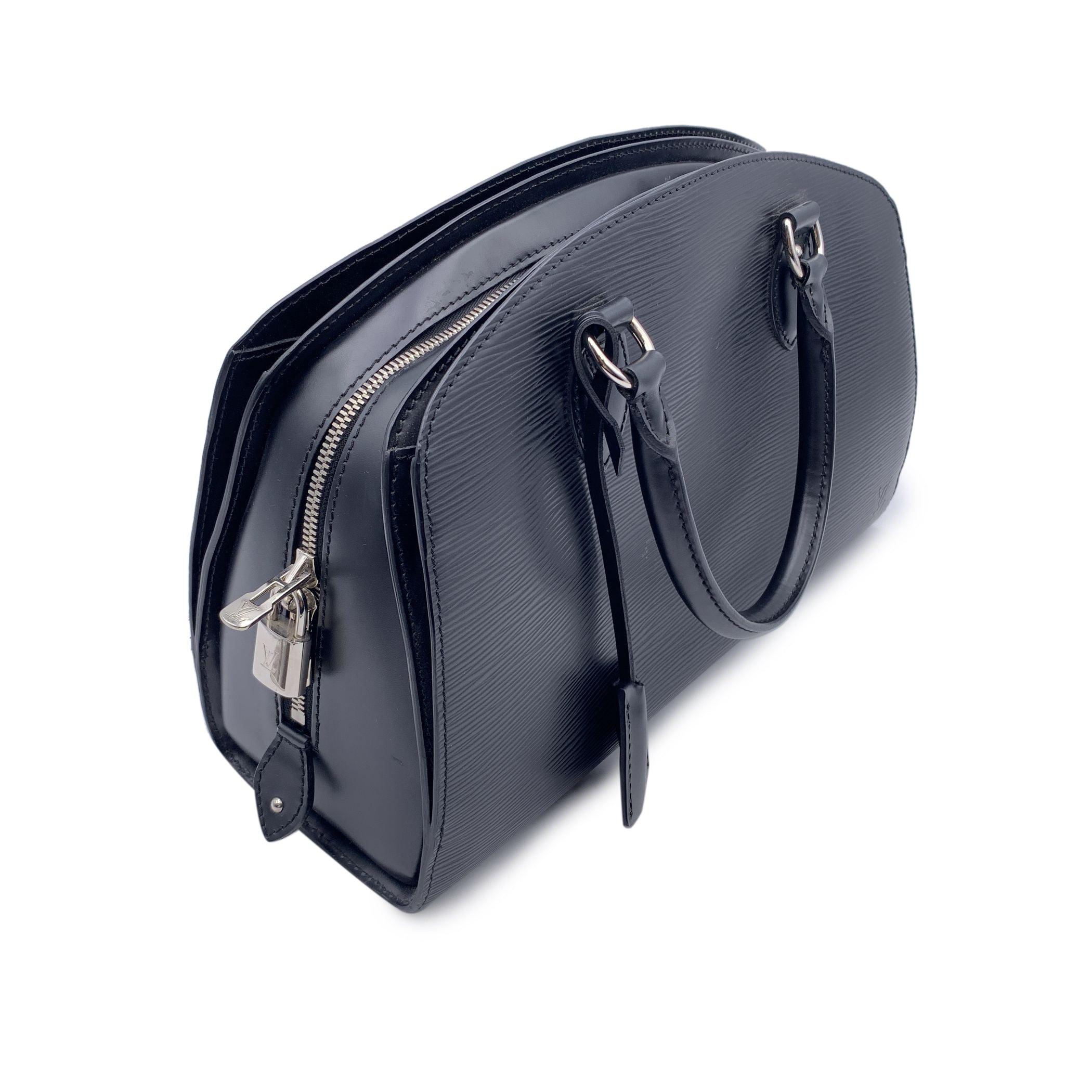 Louis Vuitton Black Epi Leather Pont Neuf PM Satchel Bag In Excellent Condition In Rome, Rome