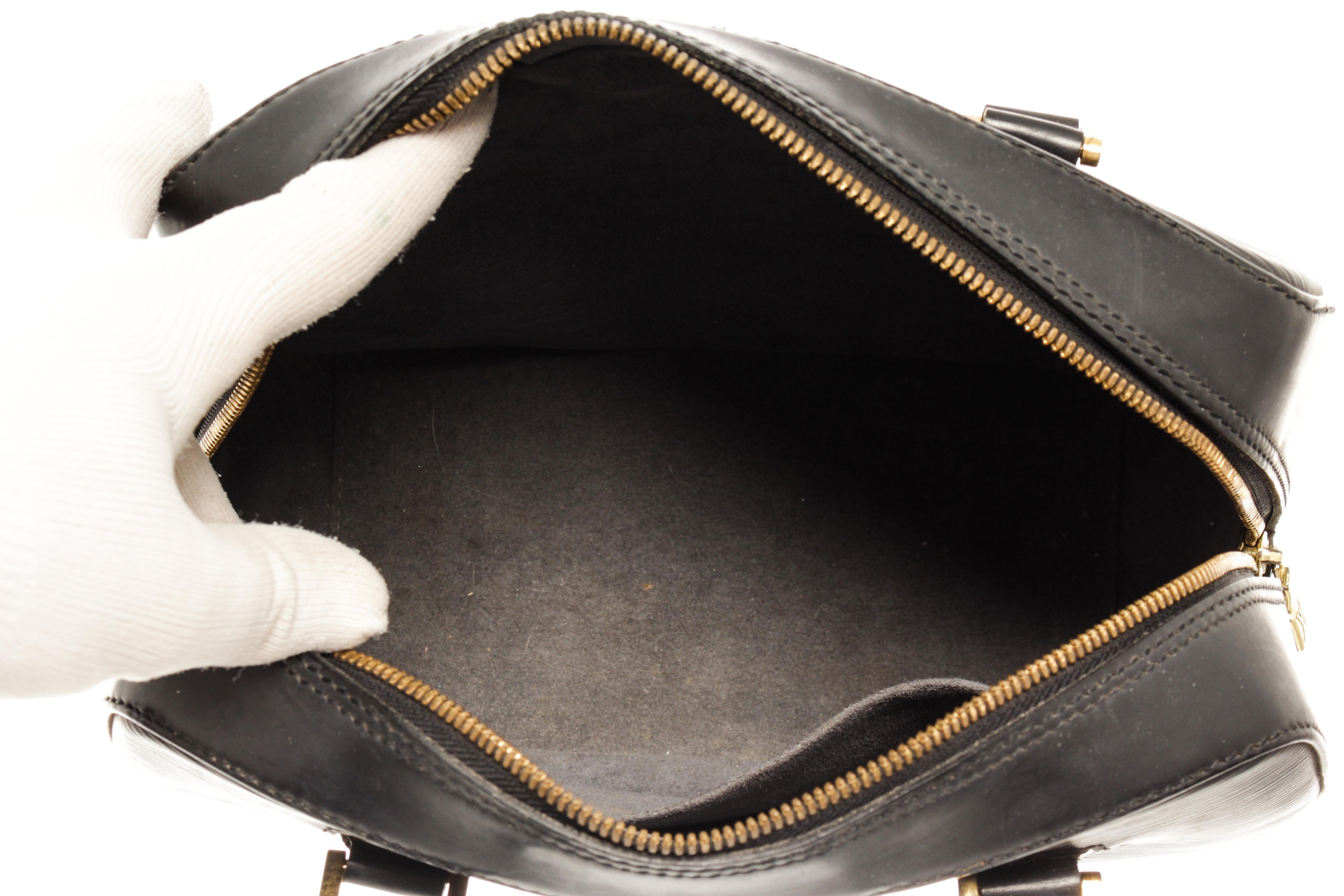 Louis Vuitton Black Epi Leather Pont Neuf Satchel Bag 1