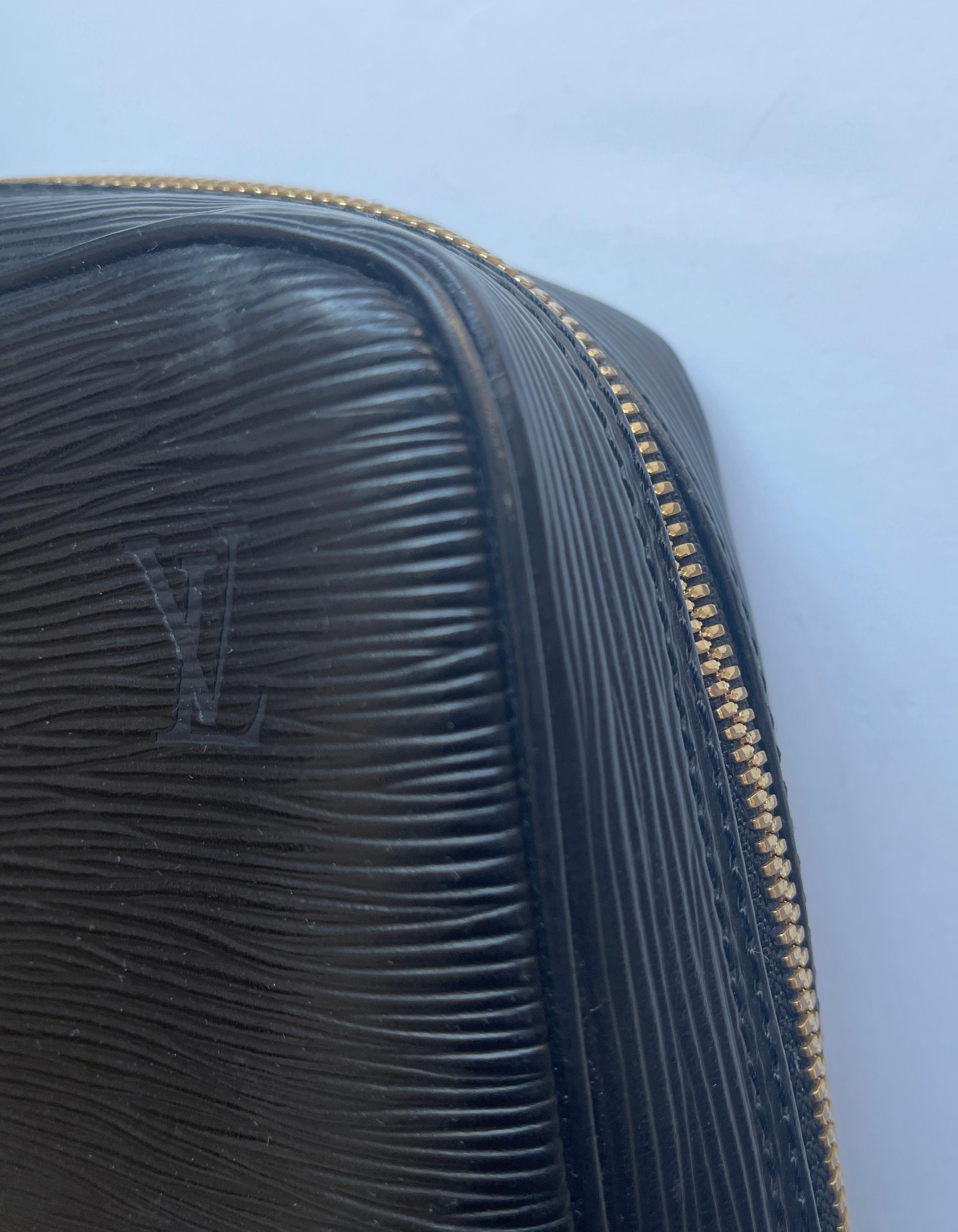 Women's Louis Vuitton Black Epi Leather Porte-Documents Voyage Briefcase Bag rt. $2, 910