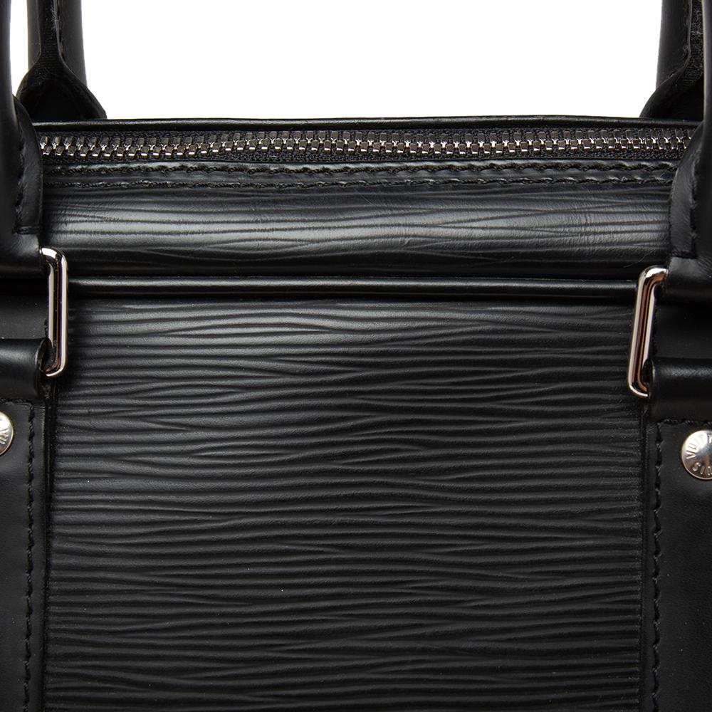 Louis Vuitton Black Epi Leather Porte Documents Voyage Briefcase 5