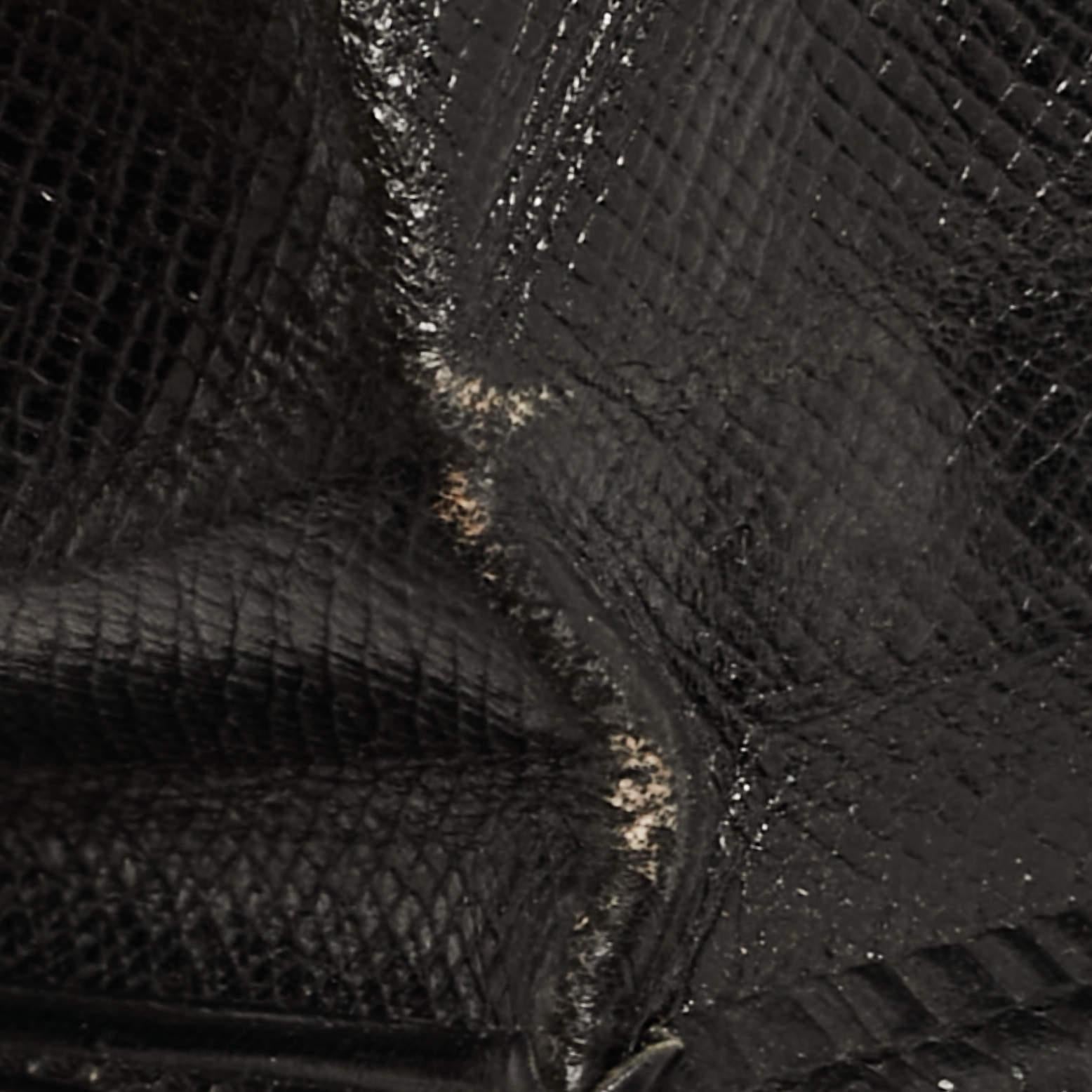 Louis Vuitton Porta-Monnaie Boite in pelle di Epi Nera in vendita 2