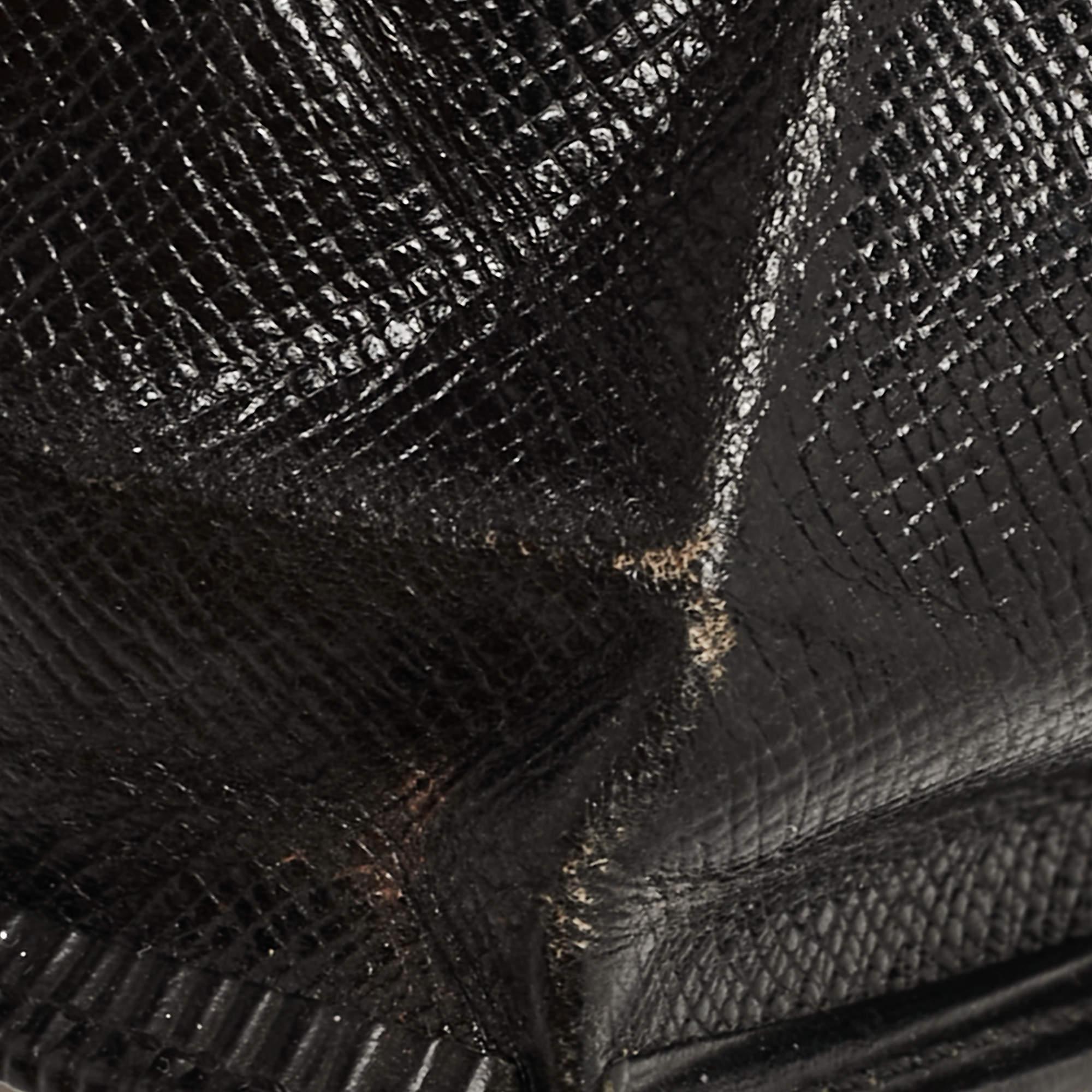 Louis Vuitton Porta-Monnaie Boite in pelle di Epi Nera in vendita 3