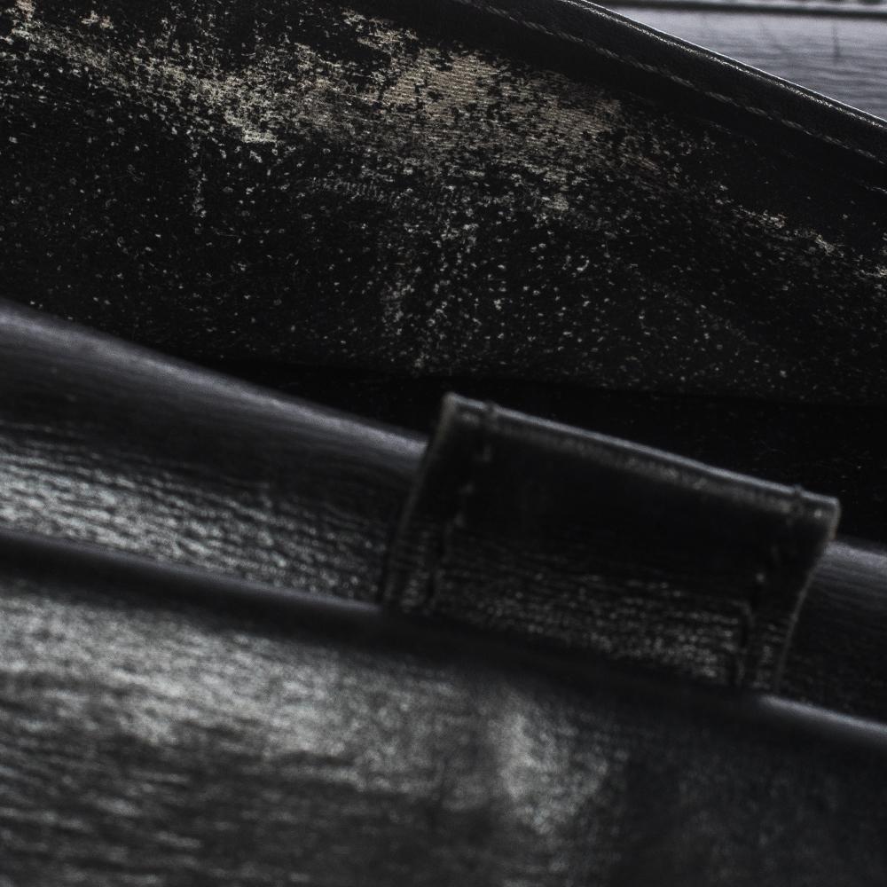 Louis Vuitton Schwarz Epi Leder Porte Tresor International Geldbörse 5