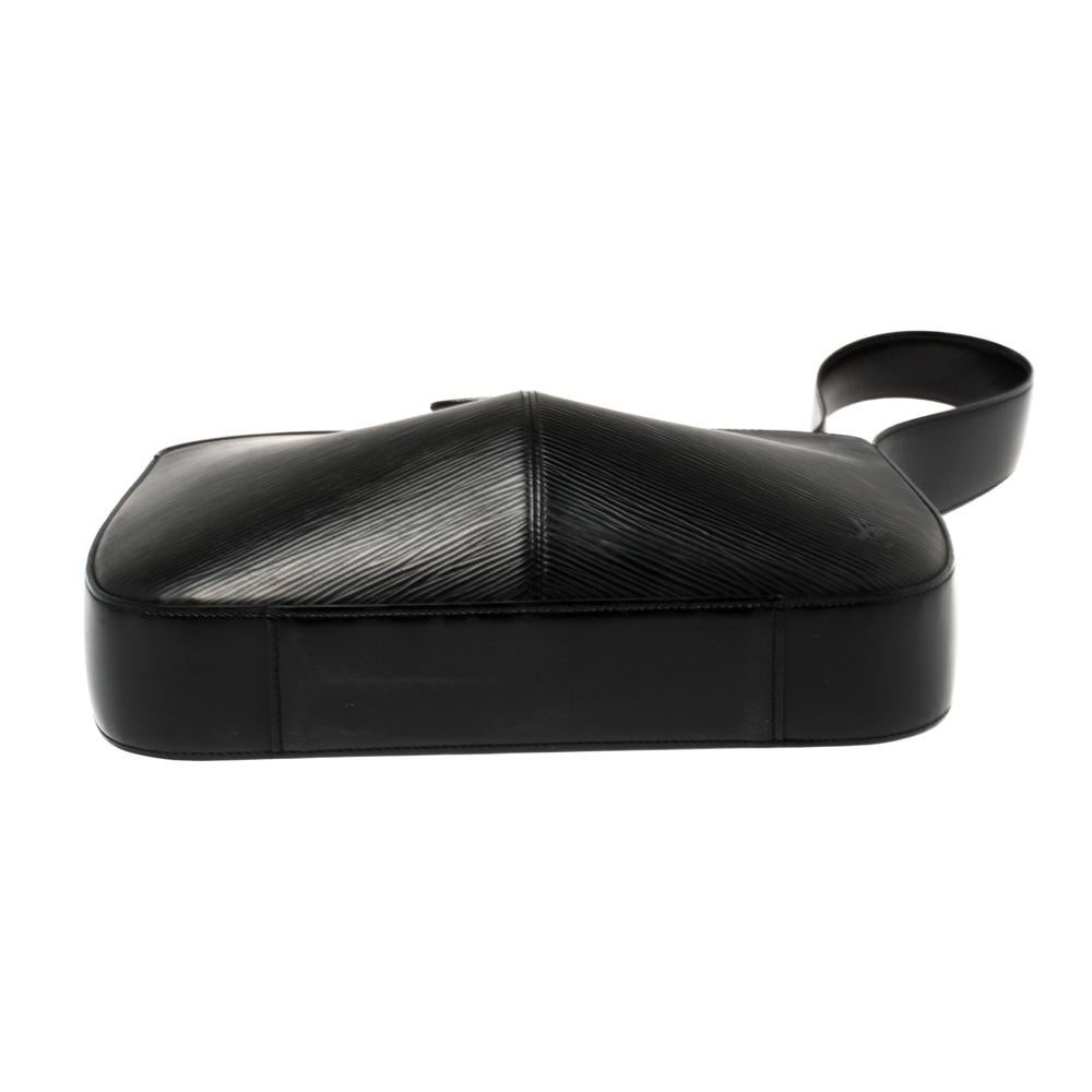 Louis Vuitton Black Epi Leather Reverie Bag 5