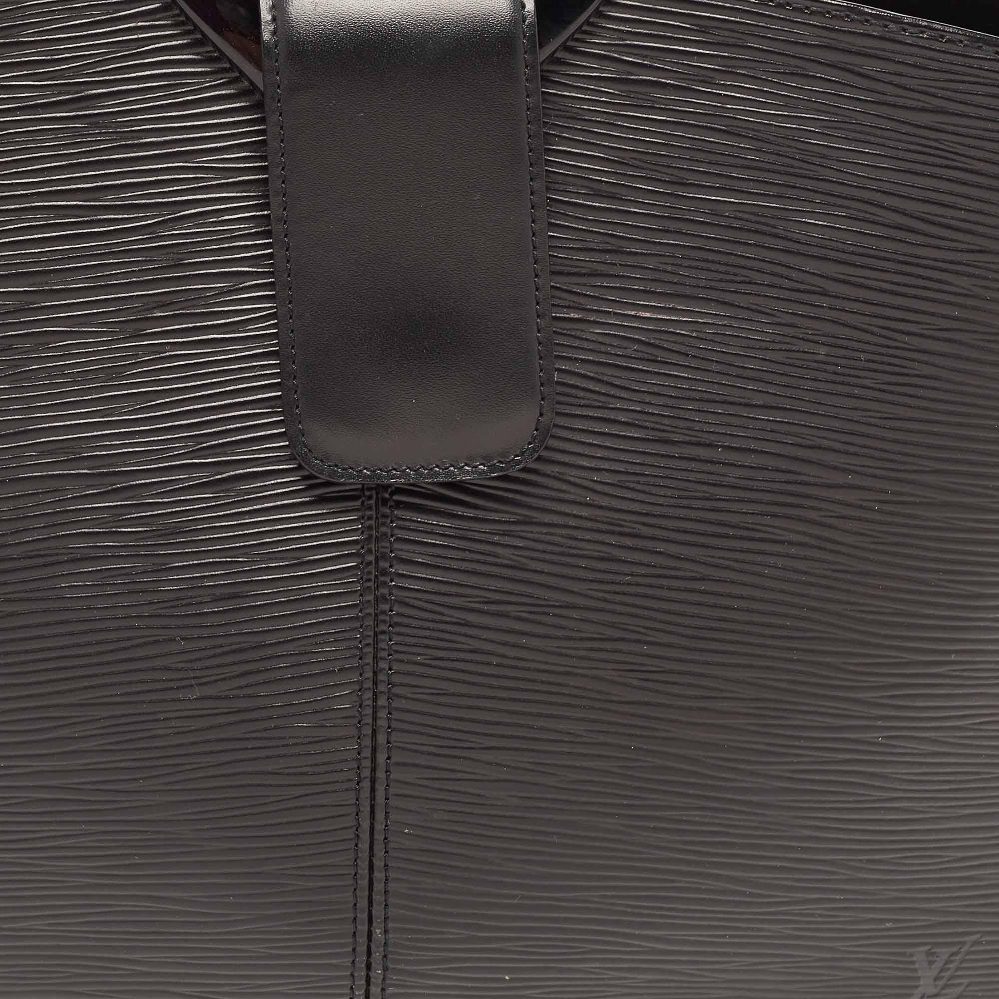 Louis Vuitton Black Epi Leather Reverie Bag 2