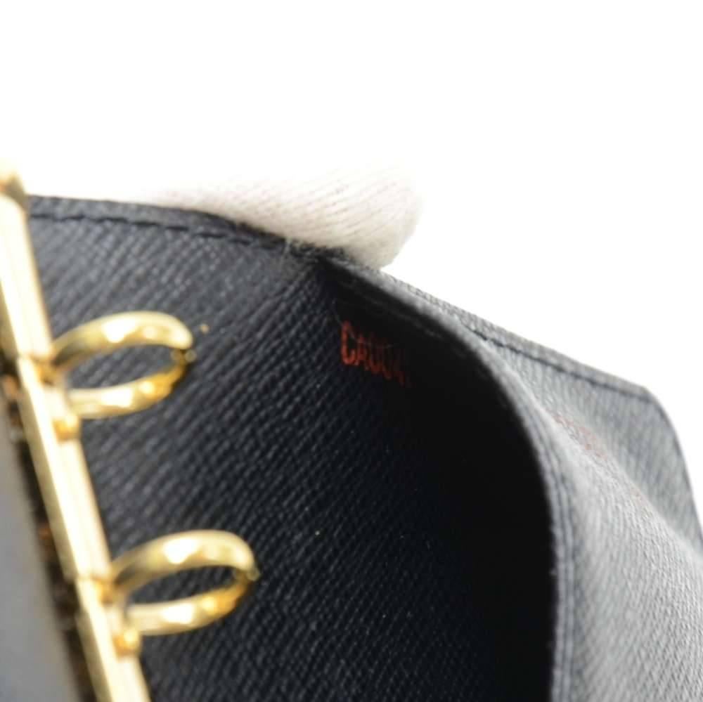 Louis Vuitton Black Epi Leather Ring Agenda Cover  PM  For Sale 3