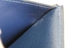 Louis Vuitton Black Epi Leather Rivets Chain Wallet Compact 4LK0216