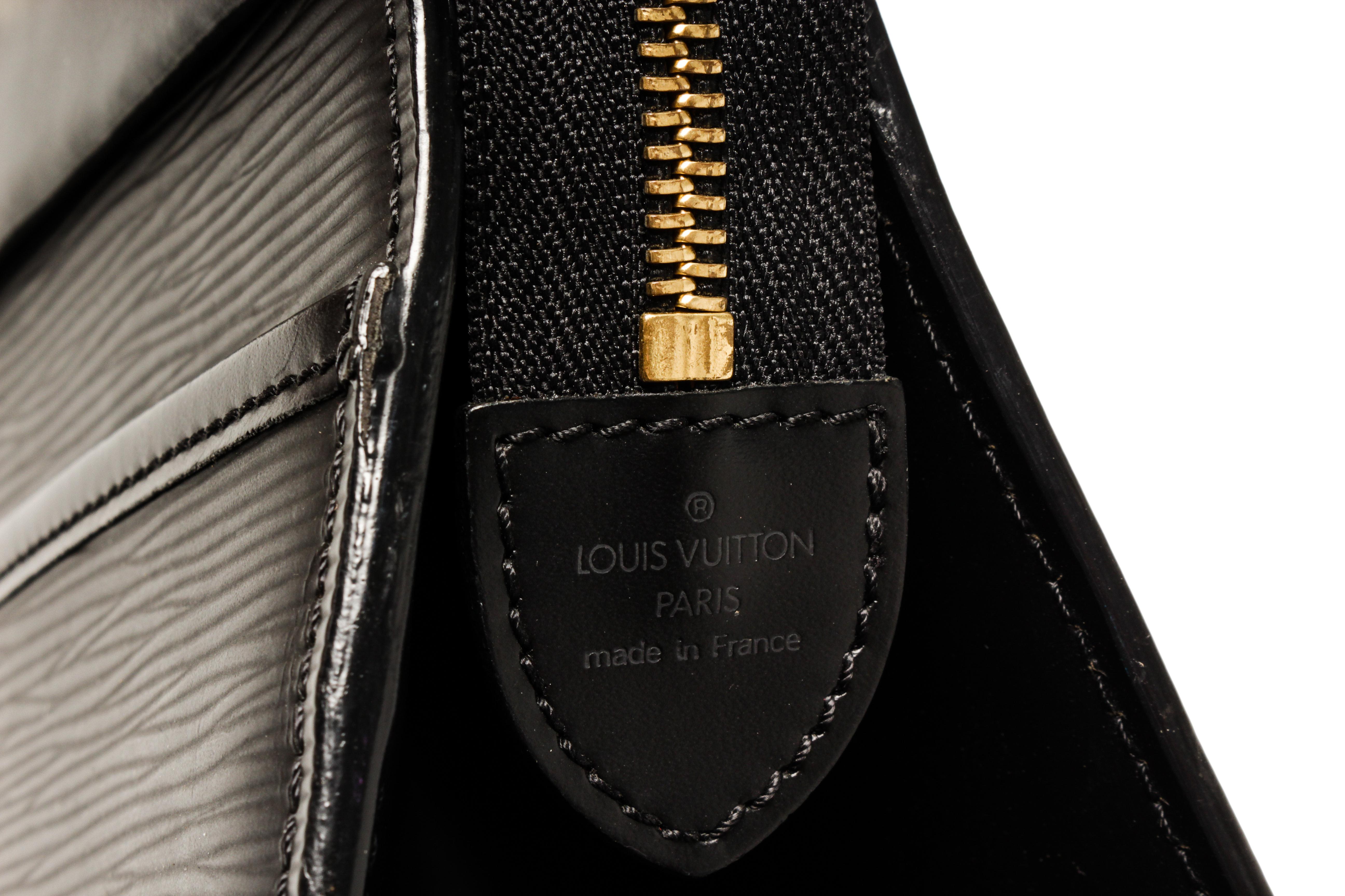 Women's Louis Vuitton Black Epi Leather Riviera Handbag