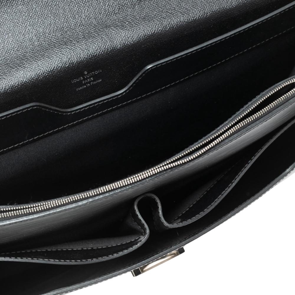 Louis Vuitton Black Epi Leather Robusto 1 Briefcase 2