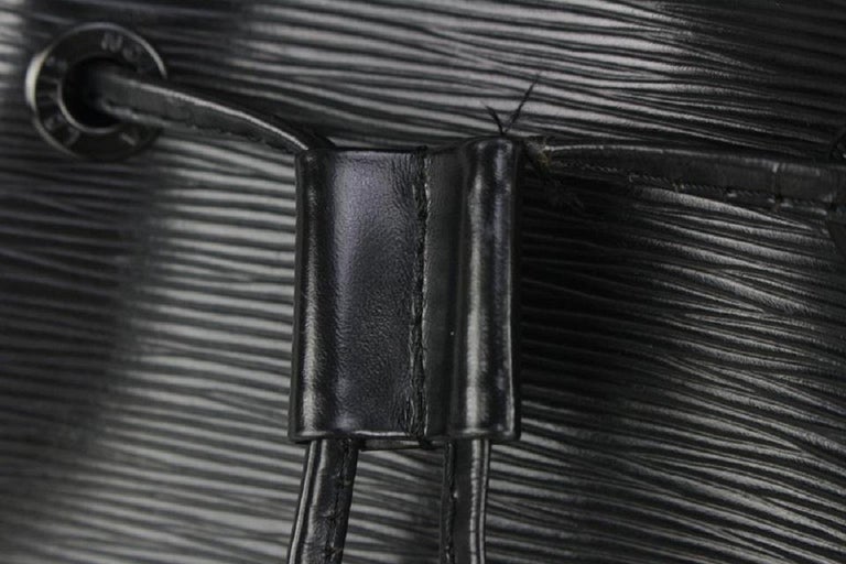 LOUIS VUITTON, Black Epi Leather 'Sac a Dos' Drawstring Bag
