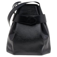 Louis Vuitton Black Epi Leather Sac D'Epaule Bag