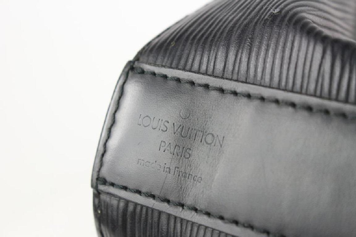 Louis Vuitton Black Epi Leather Sac D'epaule Twist Bucket with Pouch 1012Lv35 1