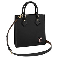 Louis Vuitton Black Epi Leather Sac Plat BB Tote Bag