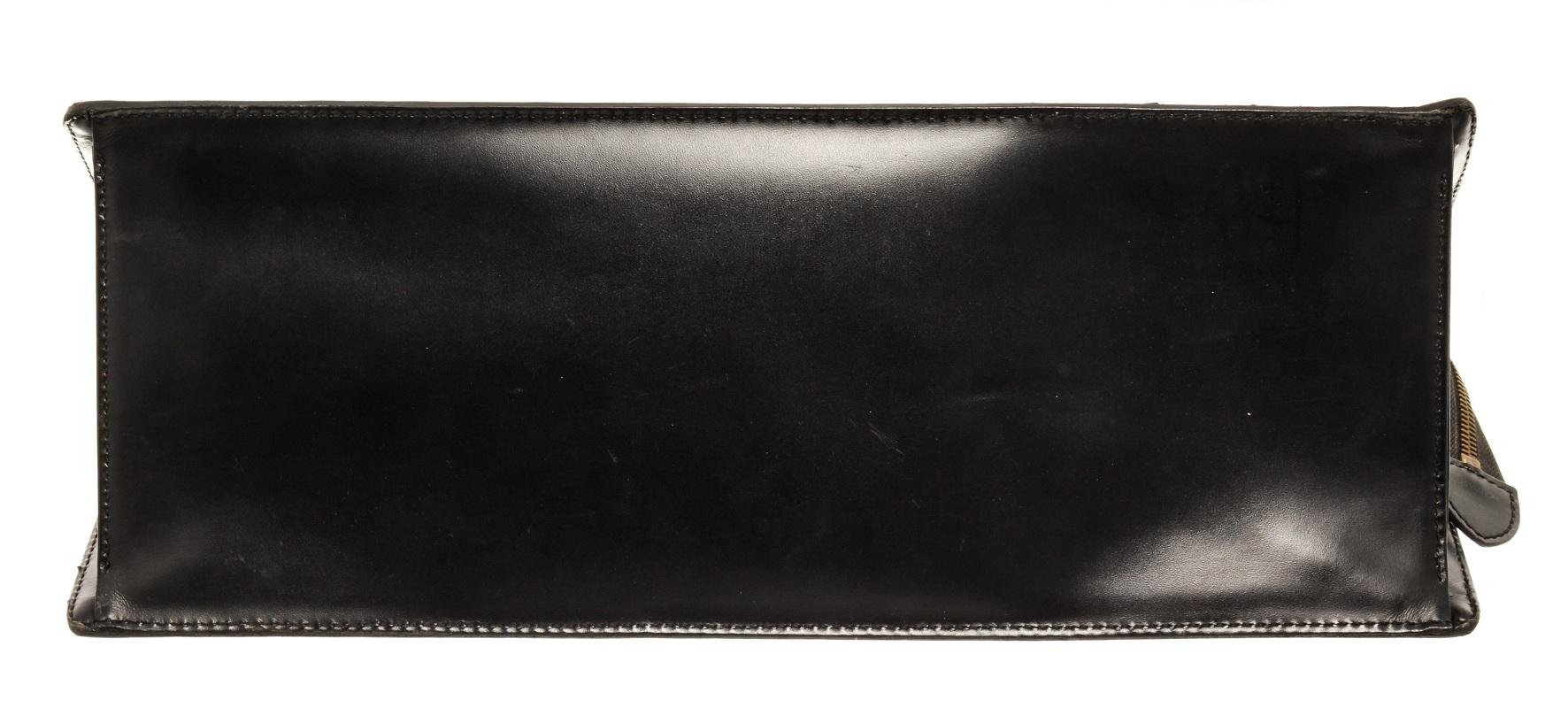 Women's Louis Vuitton Black Epi Leather Sac Triangle Handbag