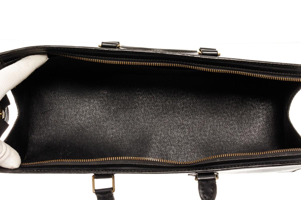 Louis Vuitton Black Epi Leather Sac Triangle Handbag 3