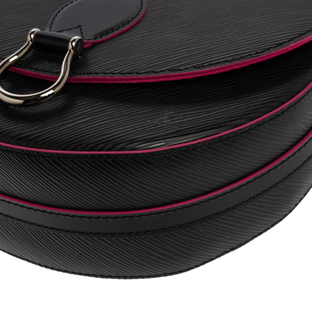 Louis Vuitton Black Epi Leather Saint Cloud Bag 5