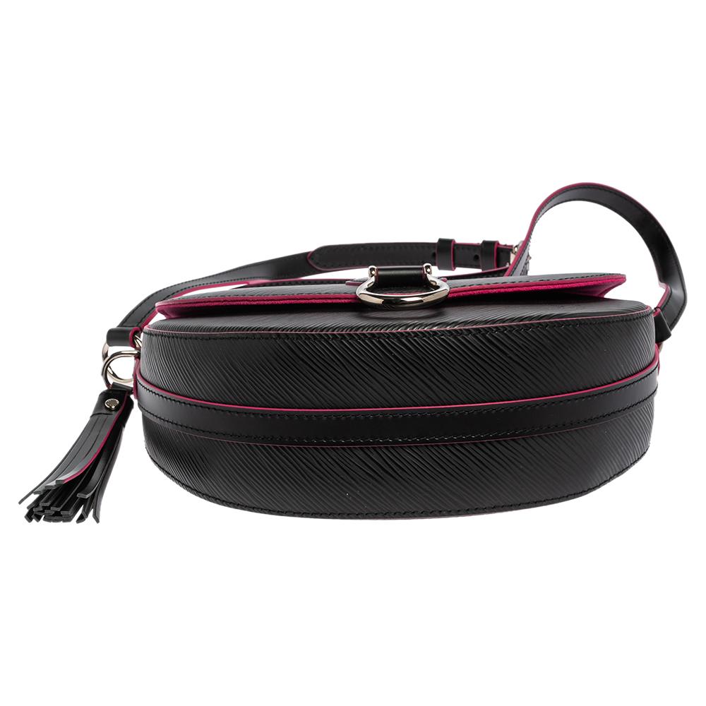 Louis Vuitton Black Epi Leather Saint Cloud Bag 6