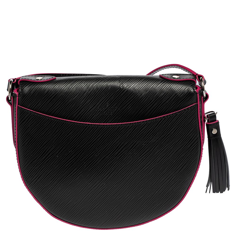 Louis Vuitton Black Epi Leather Saint Cloud Bag 2
