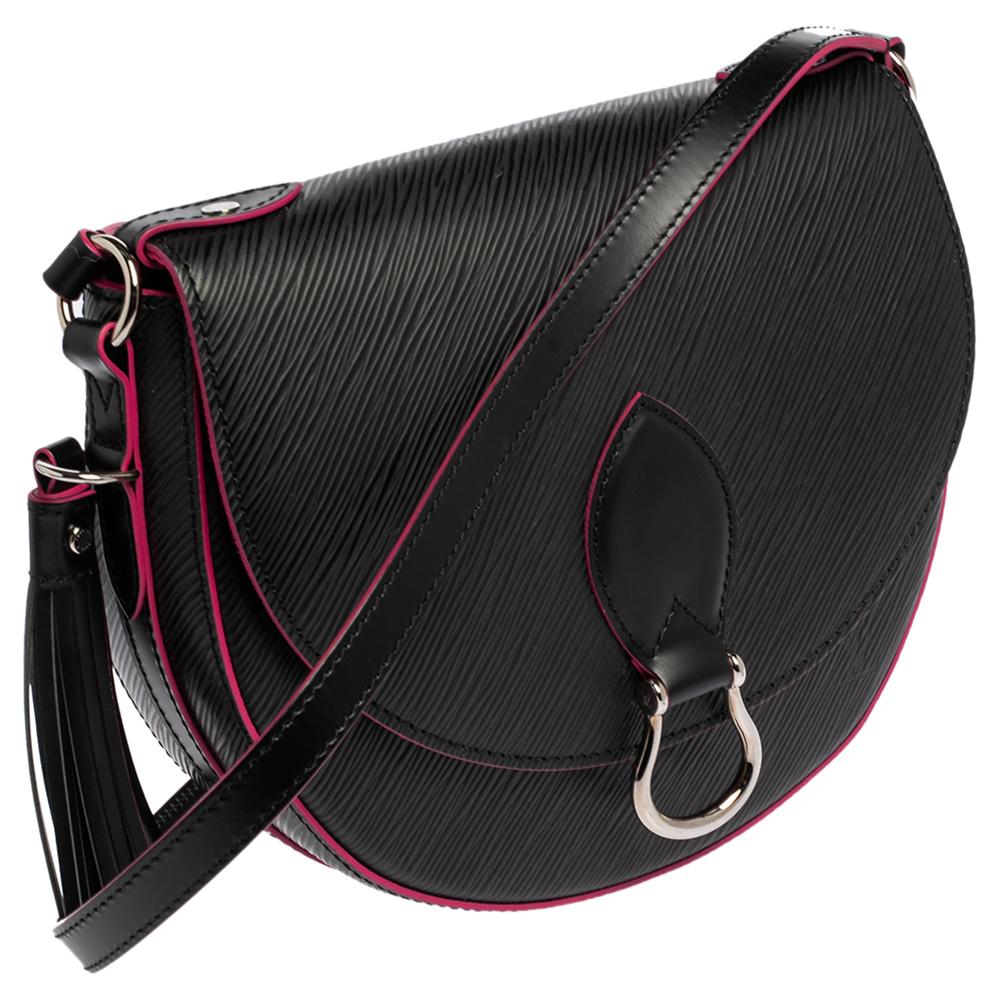 Louis Vuitton Black Epi Leather Saint Cloud Bag 3