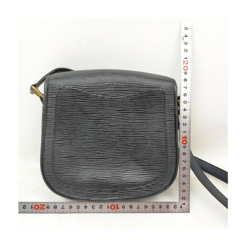 Louis Vuitton Black Epi Leather Saint Cloud Mini Crossbody Flap Bag  863279 4