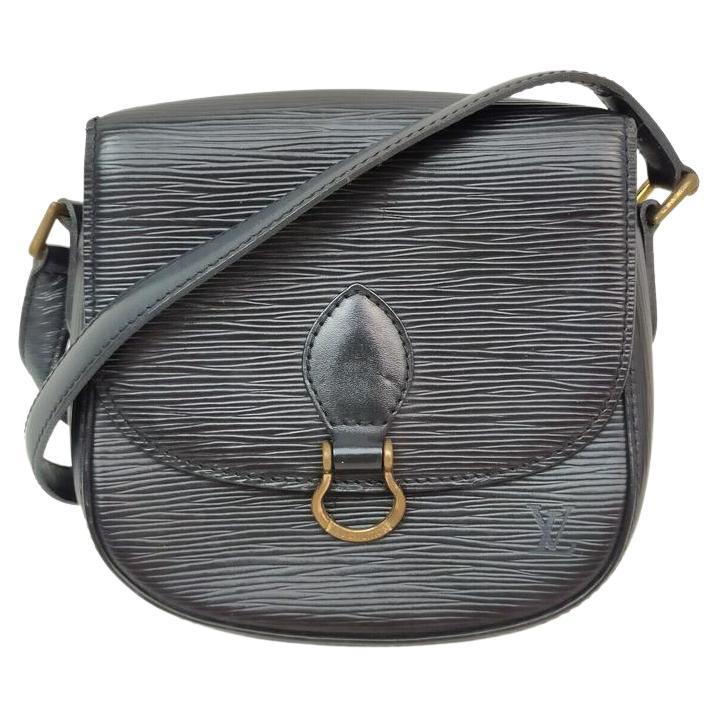 Louis Vuitton Black Epi Leather Saint Cloud Mini Crossbody Flap Bag  863279