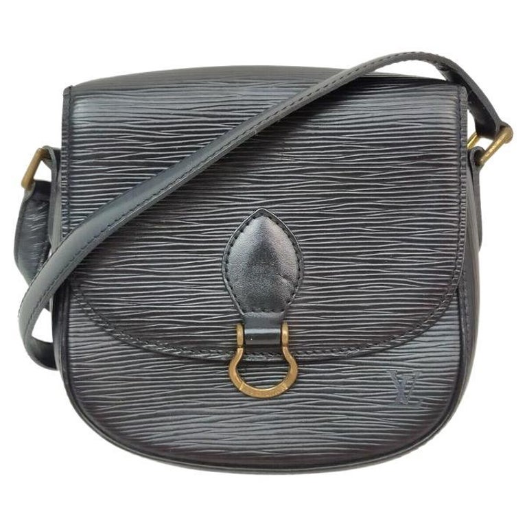Vintage Louis Vuitton Saint Cloud Black Epi Leather Mini Shoulder