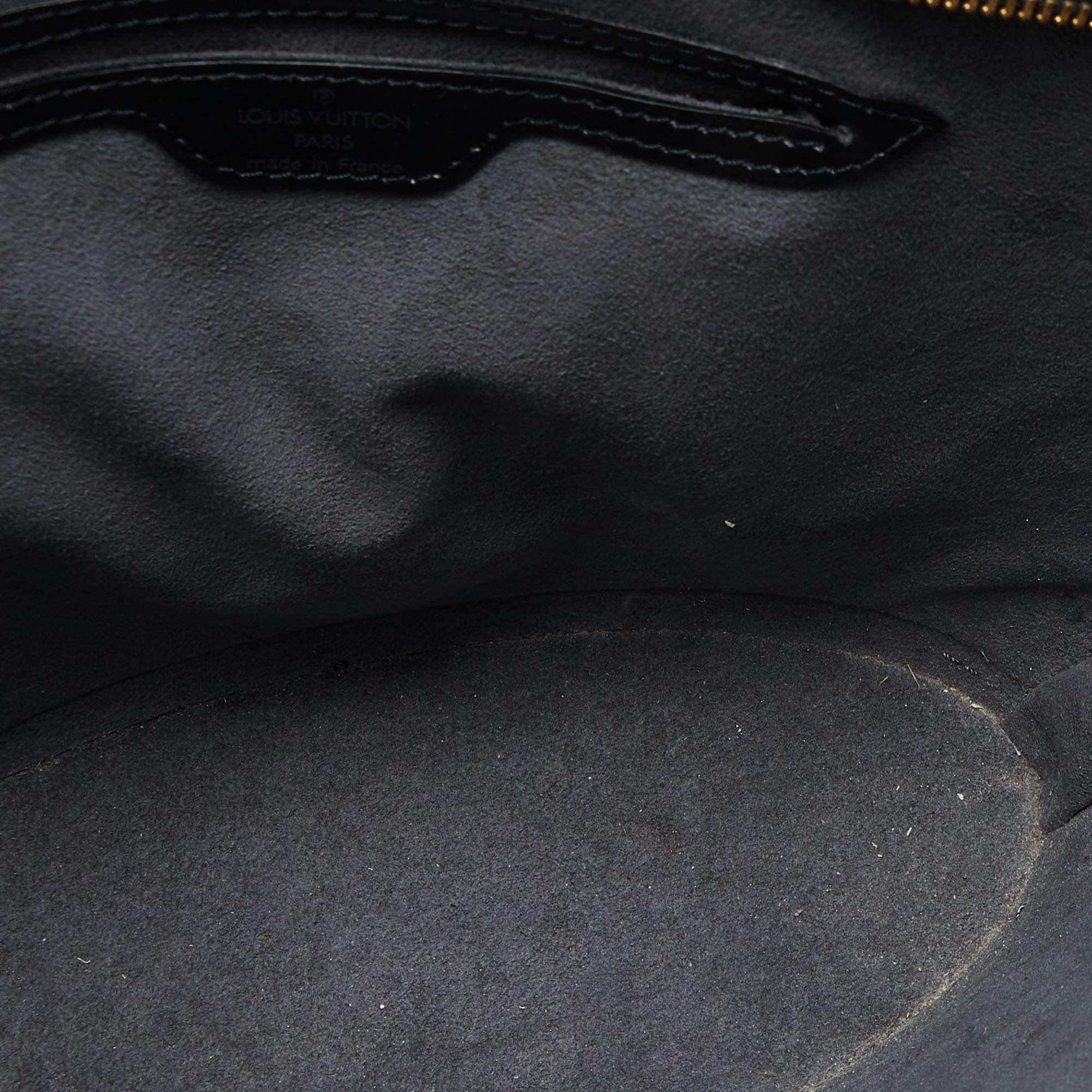 Louis Vuitton Black Epi Leather Saint Jacques PM Bag 6