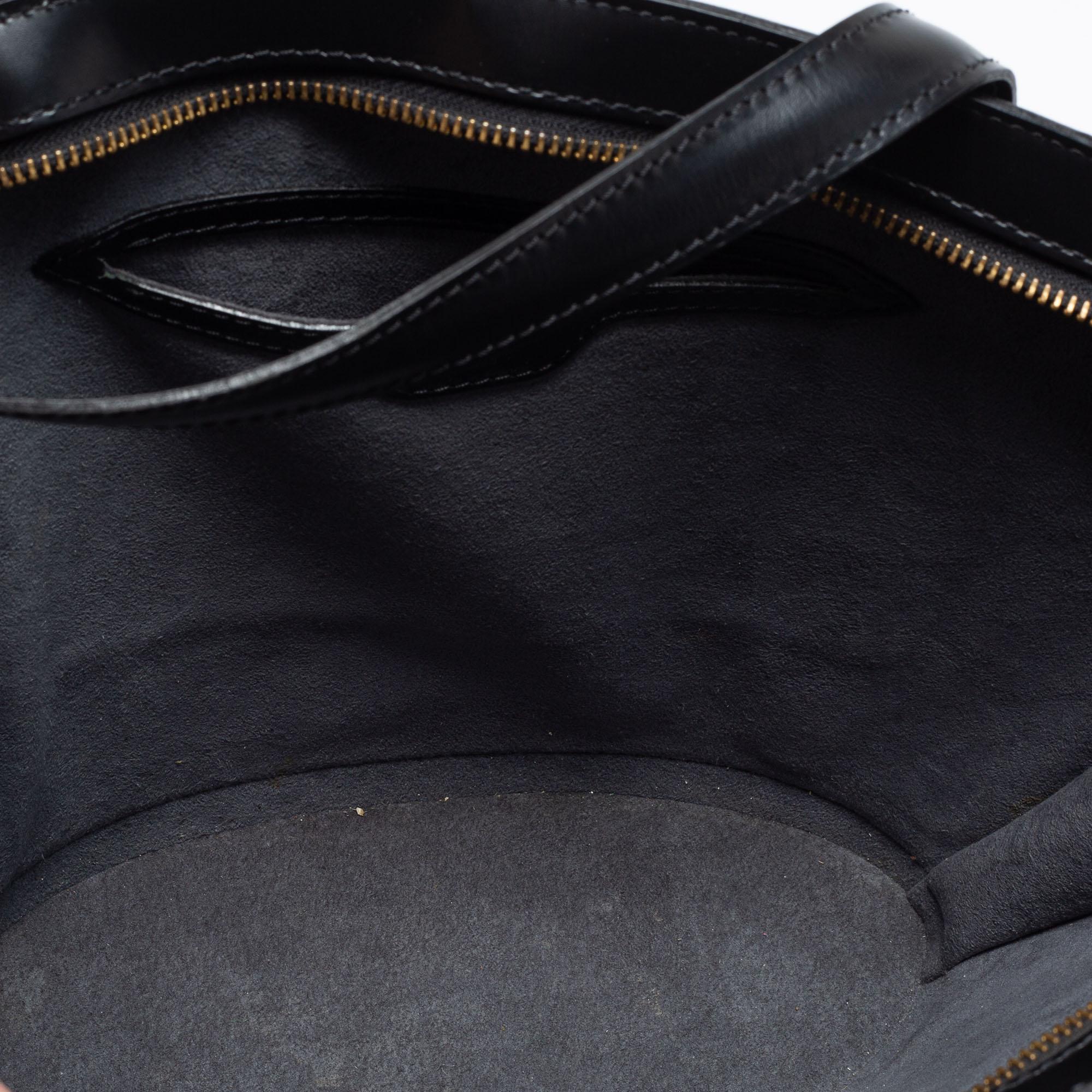 Louis Vuitton Black Epi Leather Saint Jacques PM Bag 7