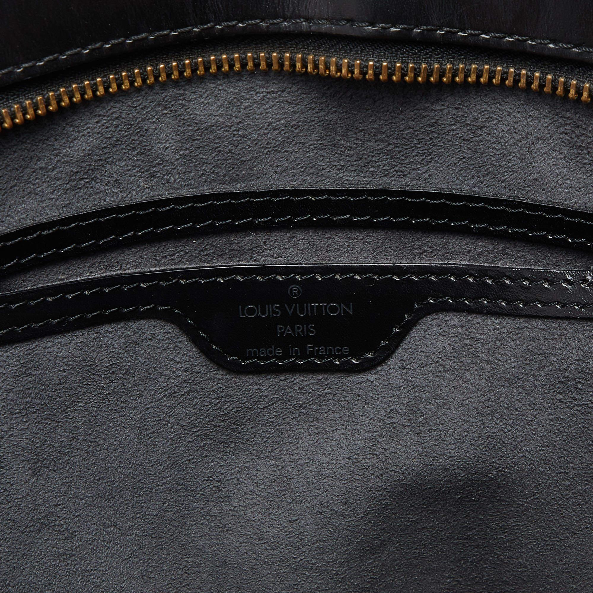 Louis Vuitton Black Epi Leather Saint Jacques PM Bag 7