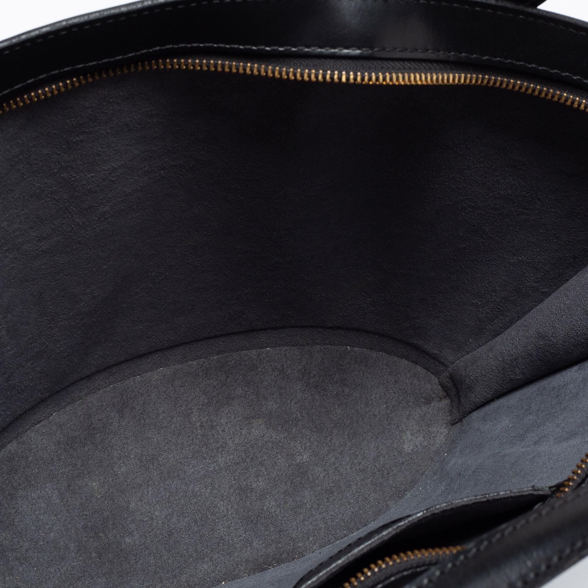 Louis Vuitton Black Epi Leather Saint Jacques PM Bag 8