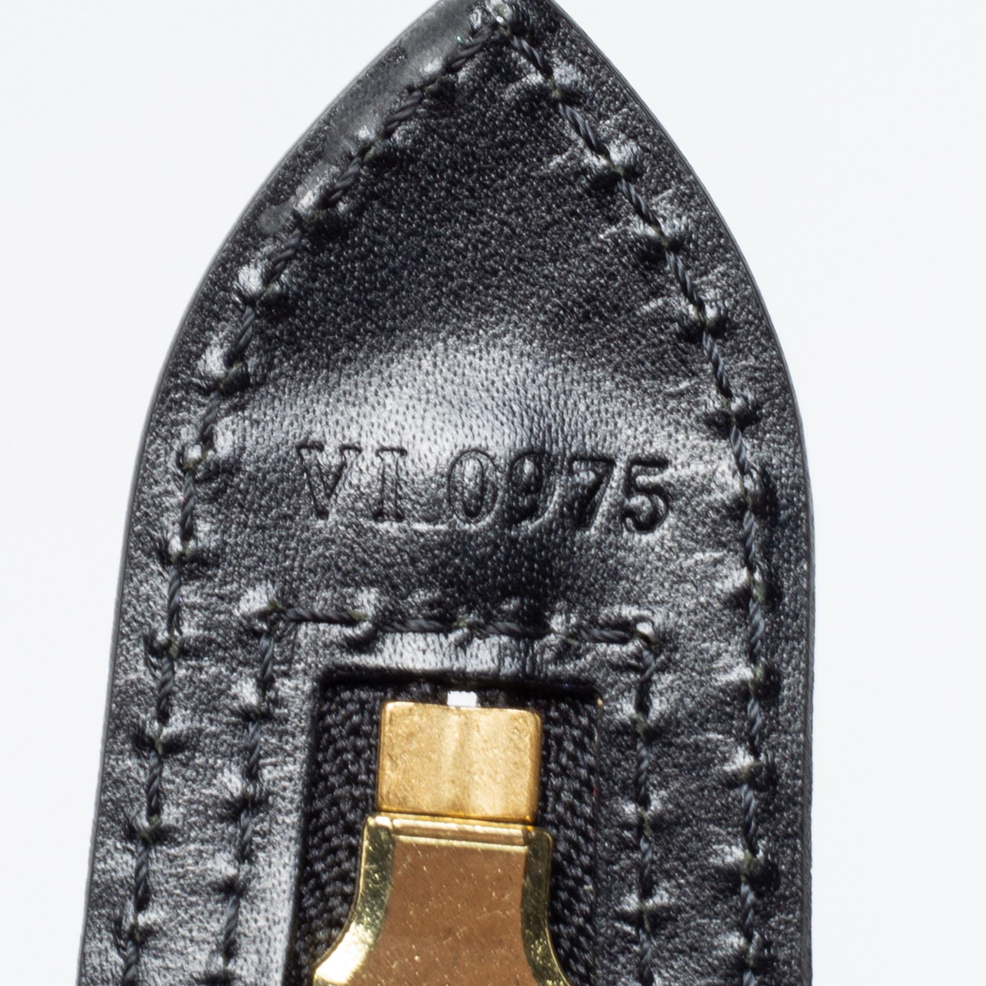 Louis Vuitton Black Epi Leather Saint Jacques PM Bag 9