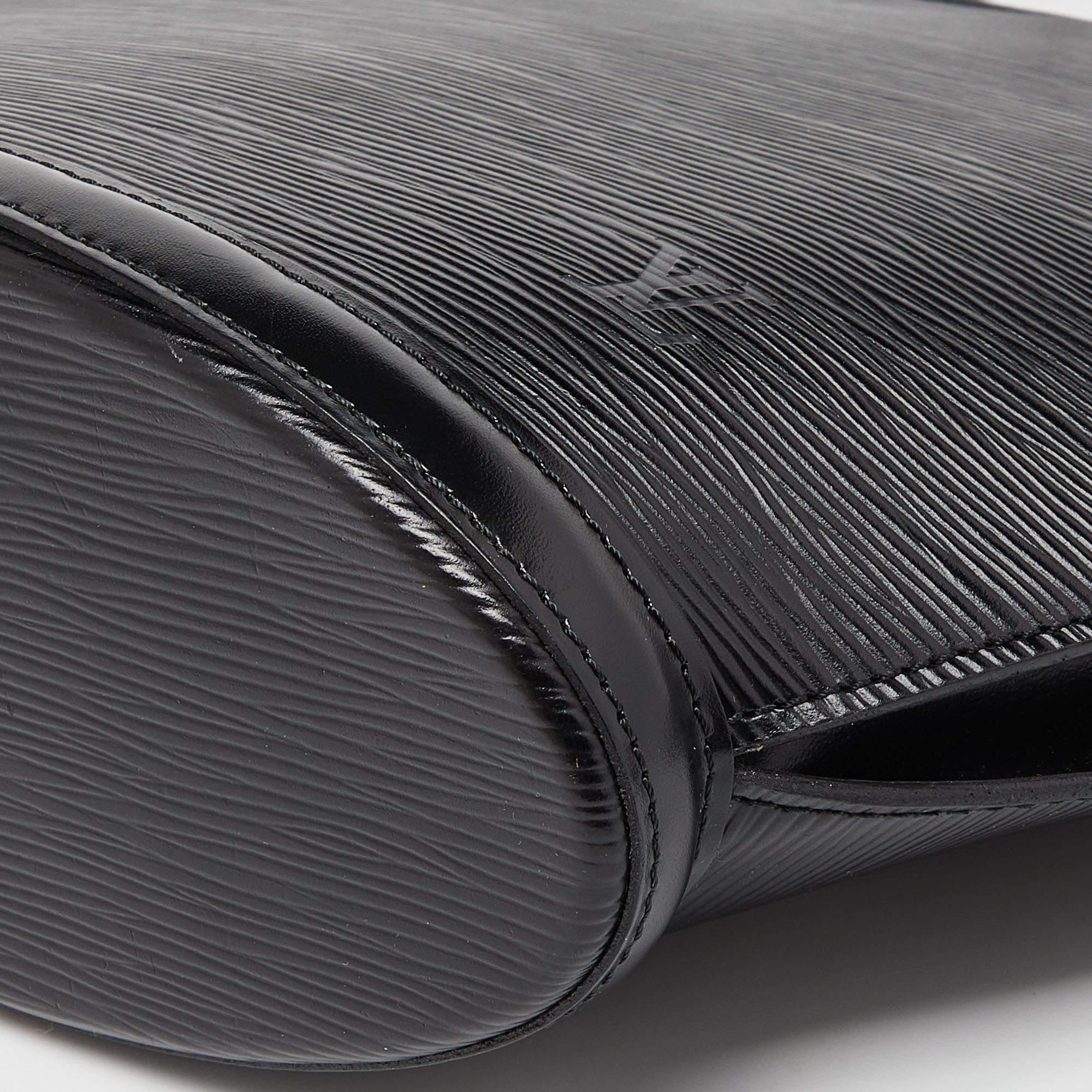 Louis Vuitton Black Epi Leather Saint Jacques PM Bag 3