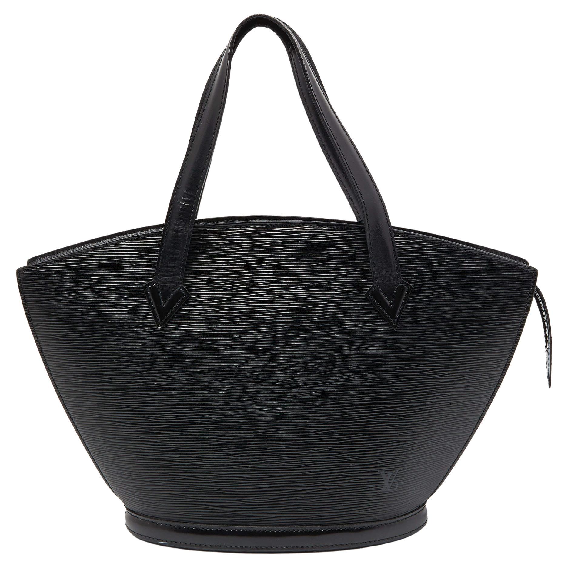Louis Vuitton Black Epi Leather Saint Jacques PM Bag