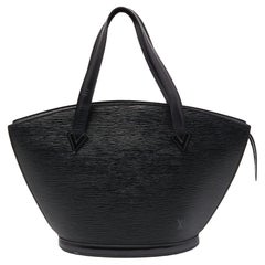 Louis Vuitton Black Epi Leather Saint Jacques PM Bag