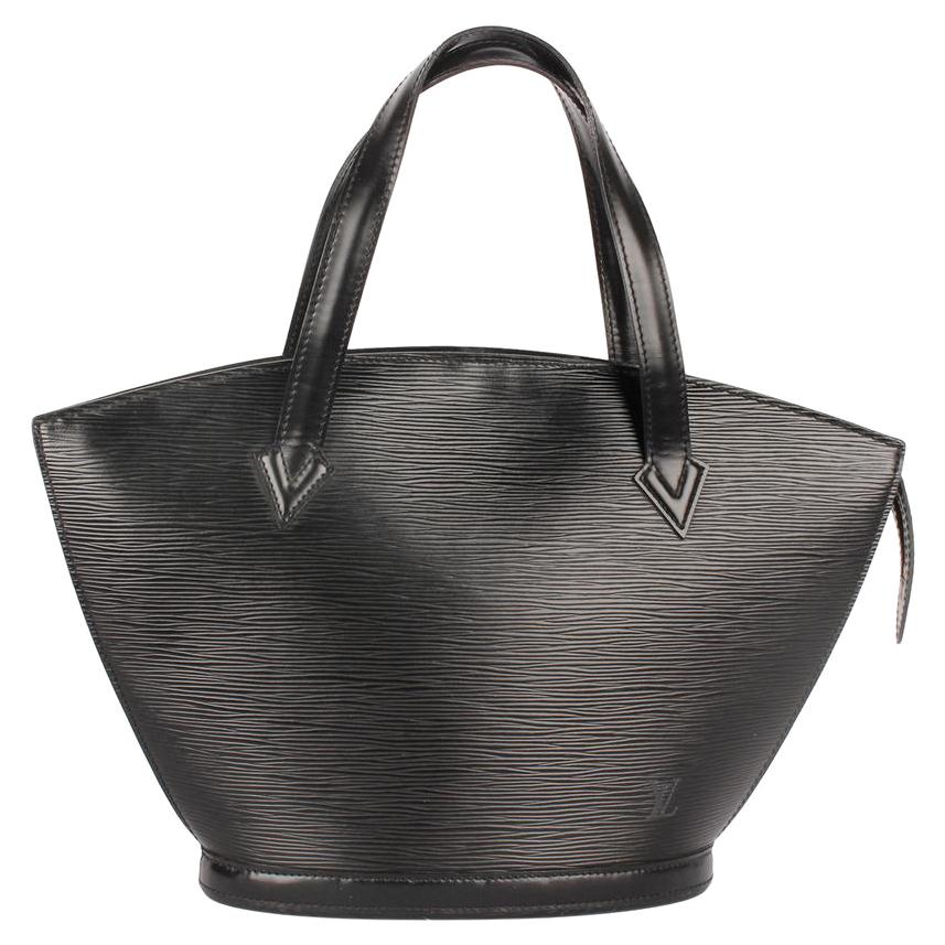 Louis Vuitton Black Epi Leather Saint Jacques PM For Sale