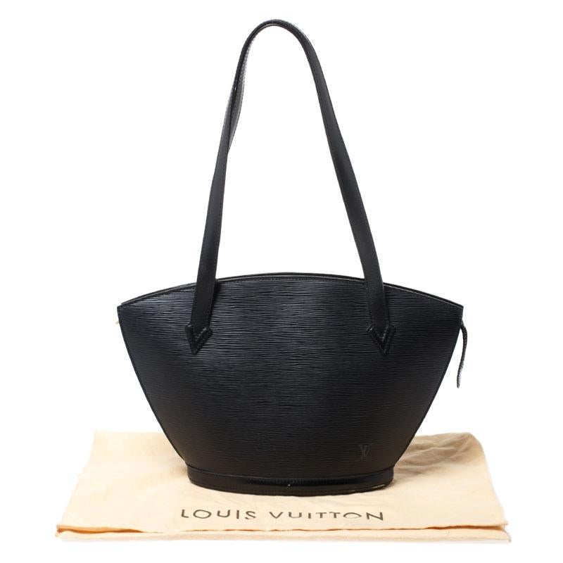 Louis Vuitton Black Epi Leather Saint Jacques PM Tote 8